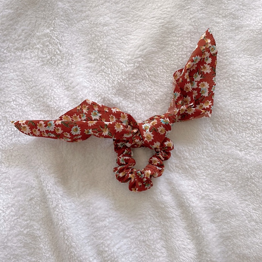 OS, hair tie, hair ribbon, scrunchie